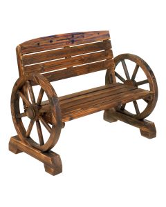 WAGON WHEEL BENCH